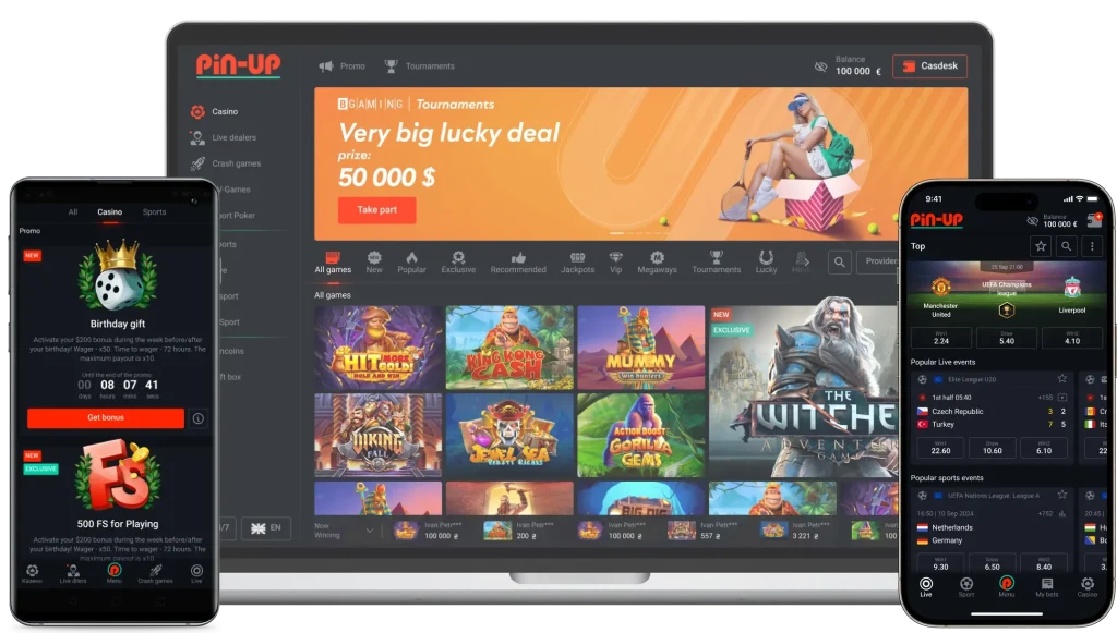 casino pin up online game